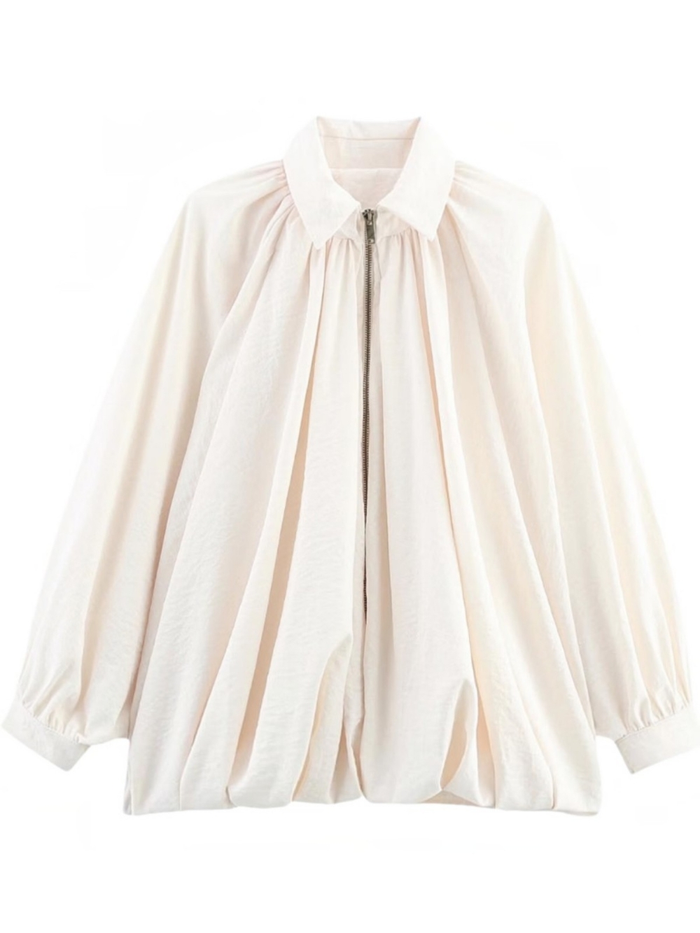 Viral Balloon Sleeve Bomber Jacket